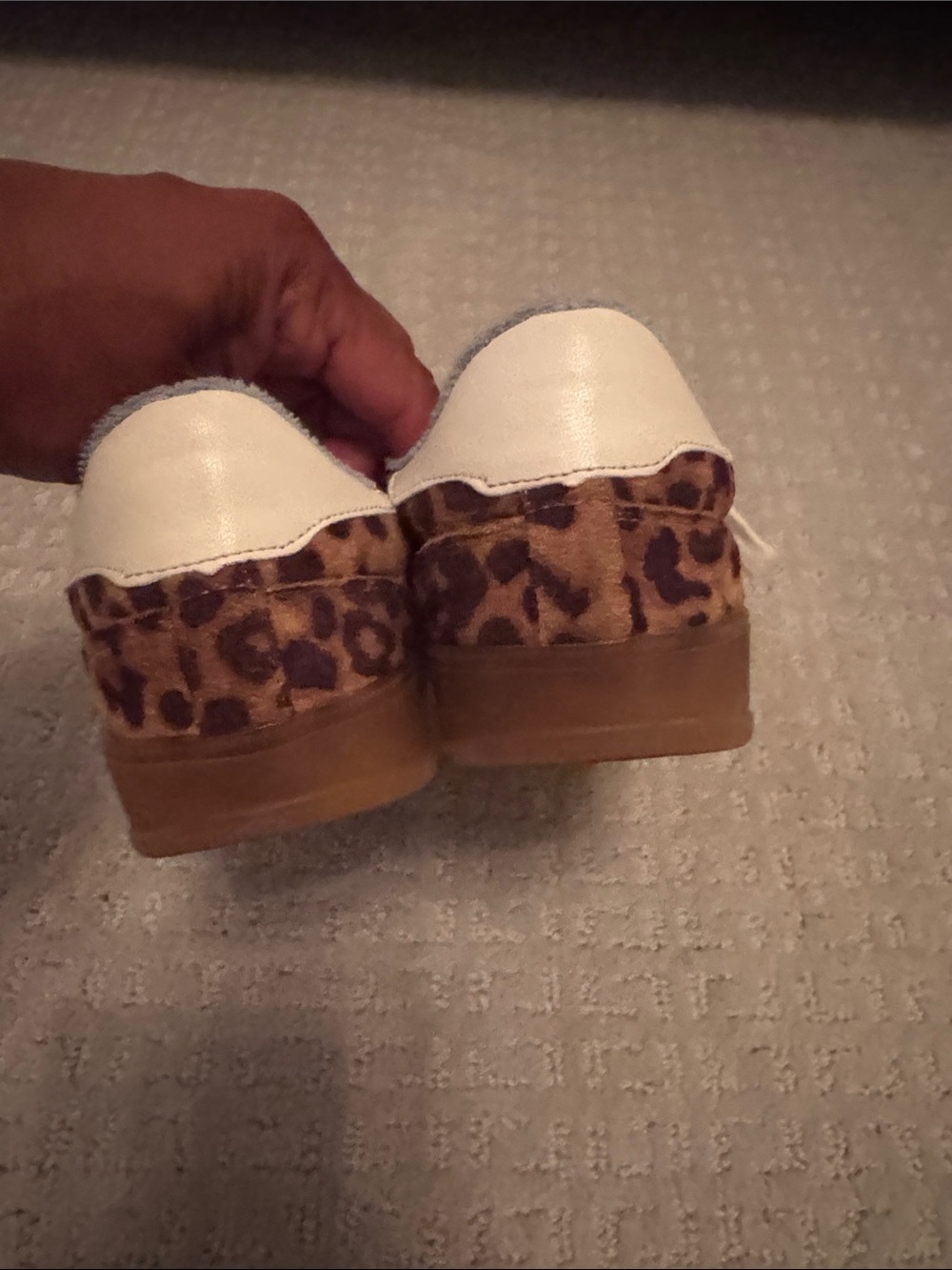 Madden Girl Leopard Print Sneakers with White Accents - Picture 3 of 3